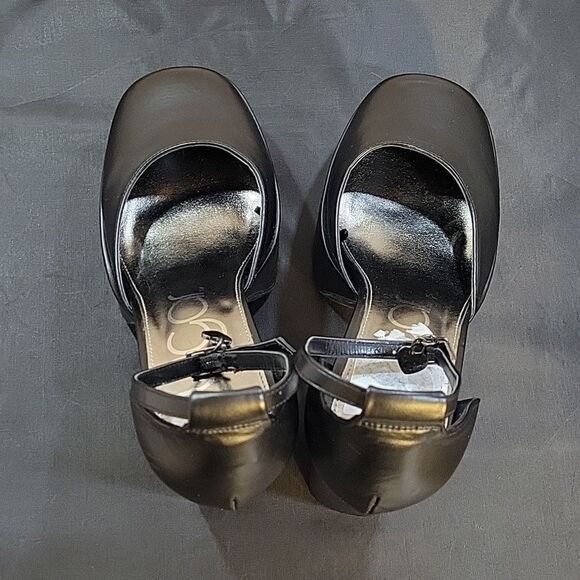 BRAND NEW WOMEN"S SUGAR SKYHIGH LEATHER ANKLE STRAP HEELS - Picture 5 of 16